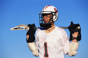 Lacrosse Player Waiting